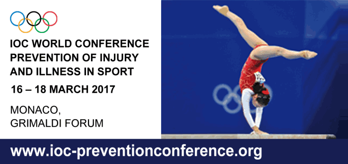 IOC WORLD CONFERENCE ON PREVENTION OF INJURY AND ILLNESS IN SPORT